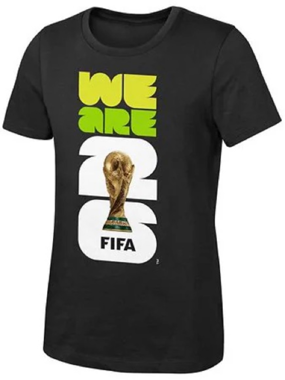 FIFA Kids "We Are 2026" Black Graphic Tee Unisex Size Large NWT